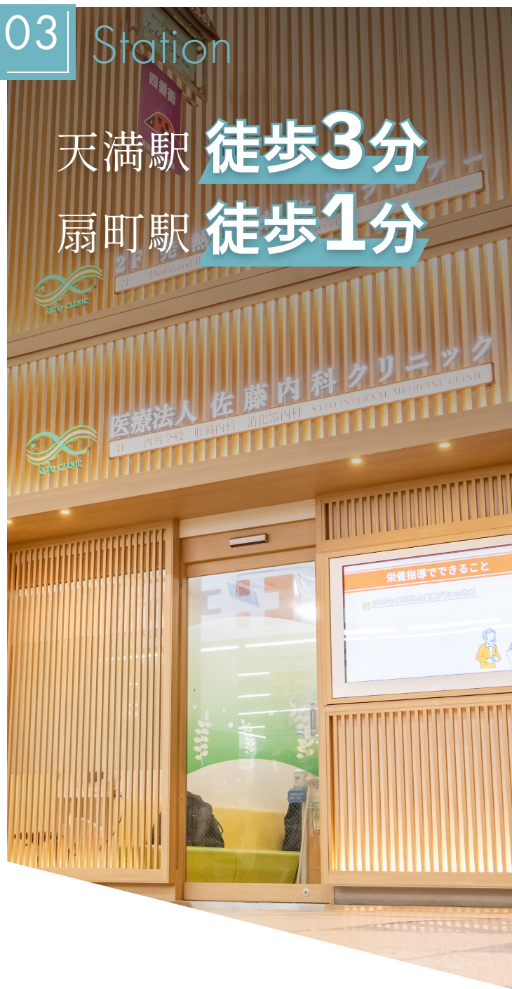 天満駅 徒歩3分、扇町駅 徒歩1分